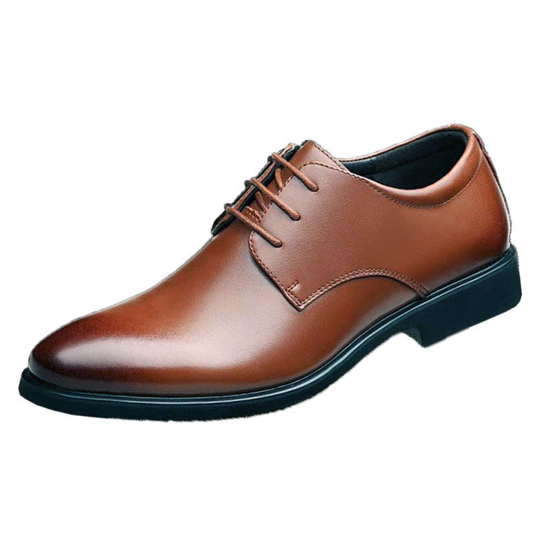 Premium Leather Oxford Shoes - Men's Plus Size Wedding Business Dress