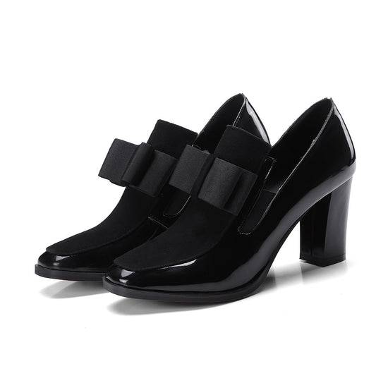 Plus Size Spring Shoes - Women's Thick Heel Comfort Shoes Sizes 40-43
