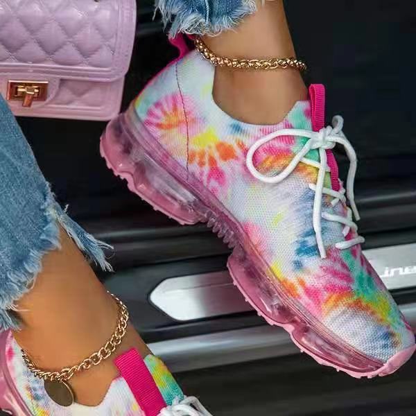 Large Mesh Breathable Casual Sneakers - Comfortable Athletic Shoes