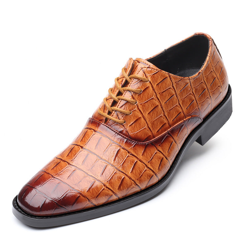 Men's British Style Leather Casual Shoes - Classic Everyday Loafers