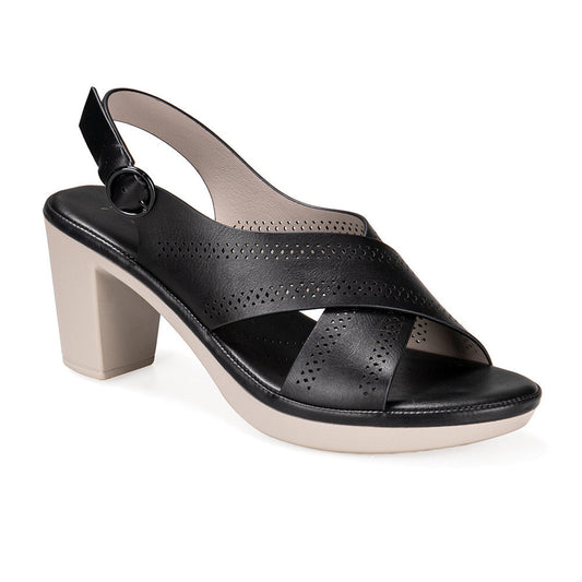 Thick Heel High Heel Sandals - Women's Comfortable Block Heel Summer Shoes