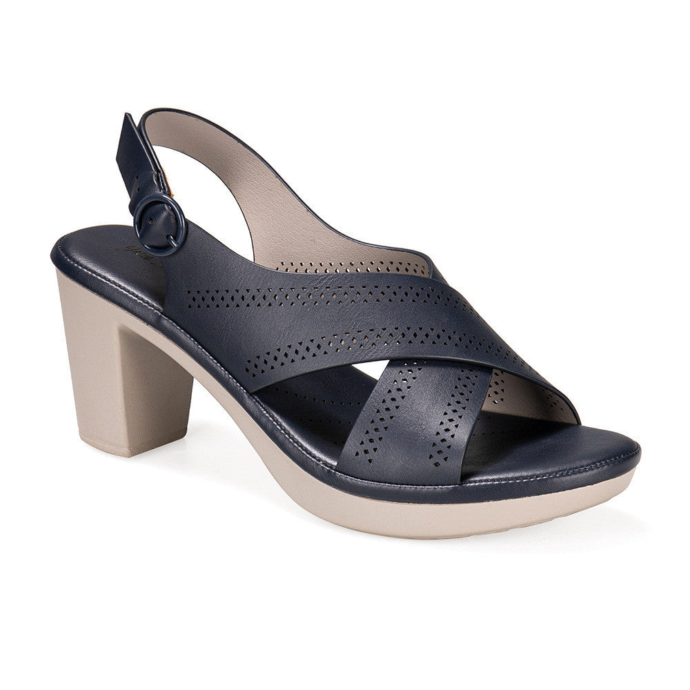 Thick Heel High Heel Sandals - Women's Comfortable Block Heel Summer Shoes