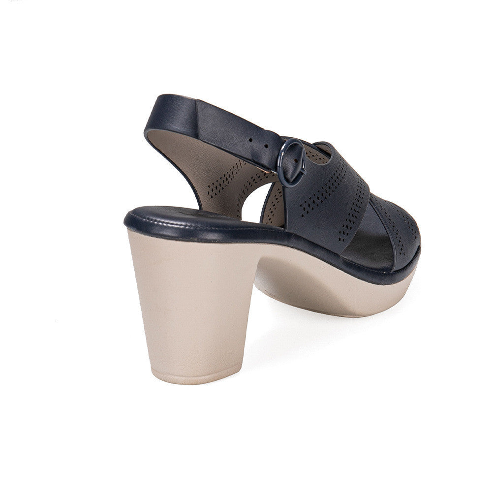 Thick Heel High Heel Sandals - Women's Comfortable Block Heel Summer Shoes