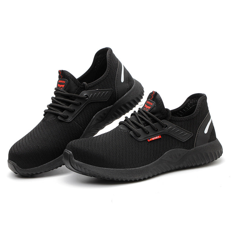 Breathable Safety Shoes - Steel Toe Anti-Smashing Work Boots