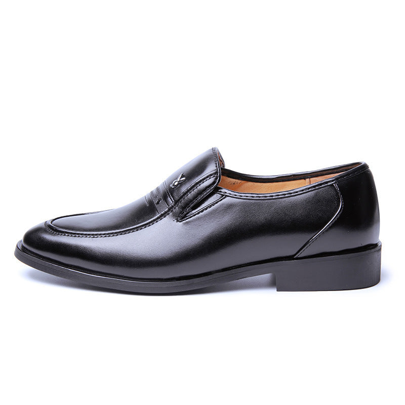 British Style Business Dress Shoes - Men's Soft Leather Wedding Formal