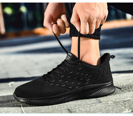 Men's Ultralight Flyknit Running Shoes - Breathable Casual Sports Sneakers