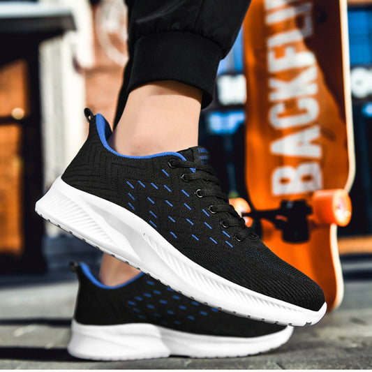 Men's Ultralight Flyknit Running Shoes - Breathable Casual Sports Sneakers