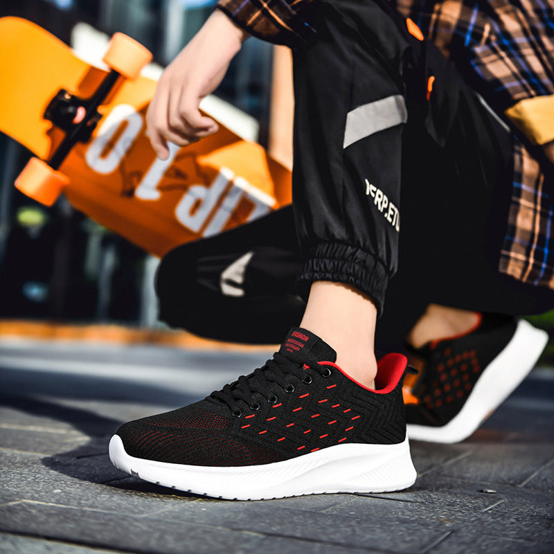 Men's Ultralight Flyknit Running Shoes - Breathable Casual Sports Sneakers