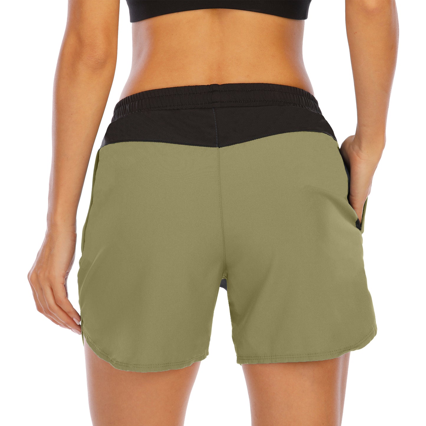 Women's Boxer Style Running Sports Shorts - Loose Fit Quick Drying Fitness Shorts
