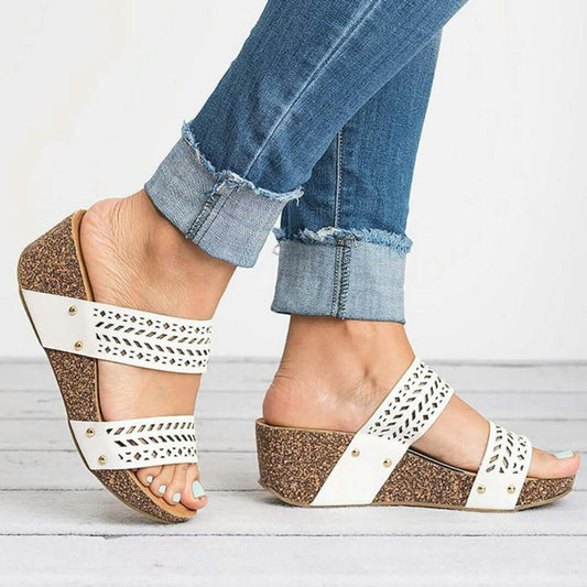 Women's Plus Size High Heel Sandals - Extended Sizing Elegant Shoes