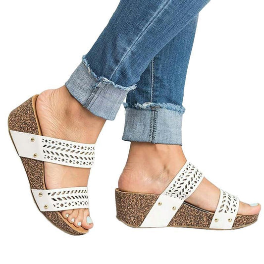 Women's Plus Size High Heel Sandals - Extended Sizing Elegant Shoes