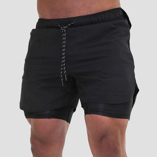 Men's Double Breathable Sports Running Training Shorts - Advanced Ventilation Athletic Shorts