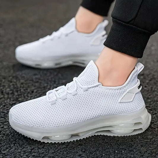 Men's Breathable Soft Bottom Sneakers - Trendy Casual Shoes