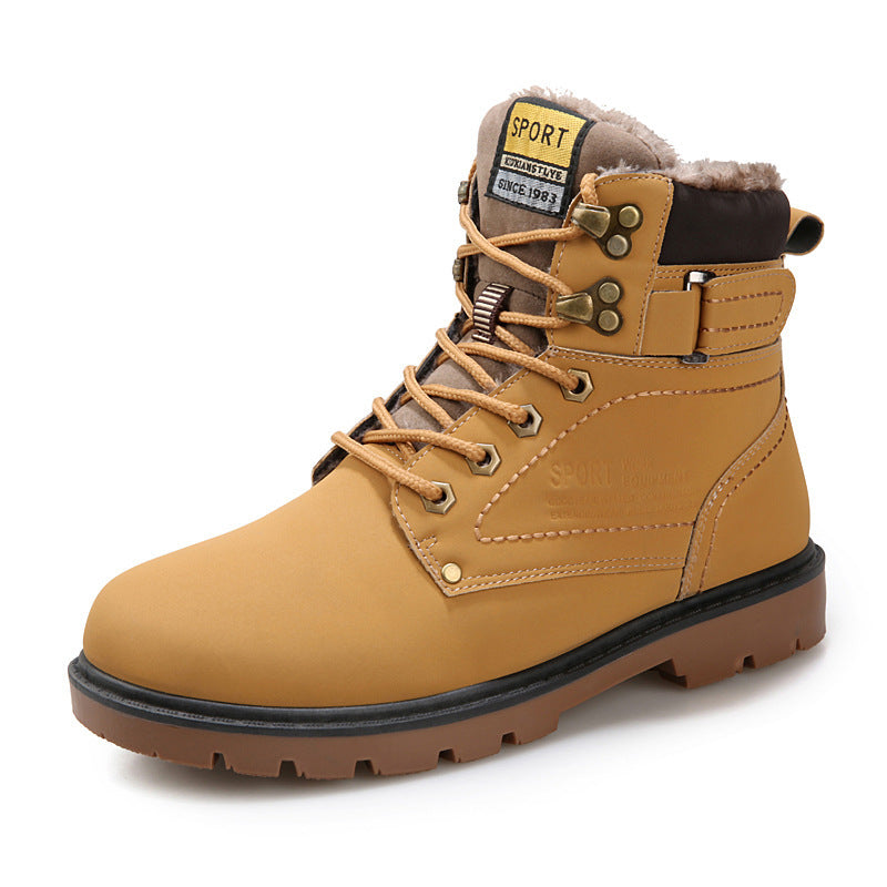 Men's High-Top Desert Work Boots - Tactical Outdoor Ankle Boots
