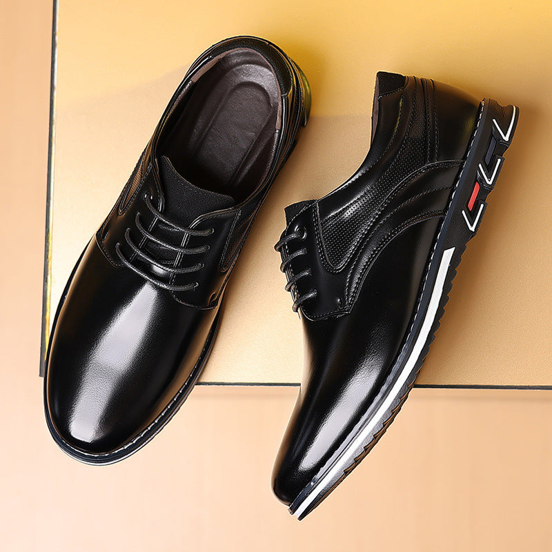 Men's Work Fashion Leather Shoes - Professional Business Dress Shoes