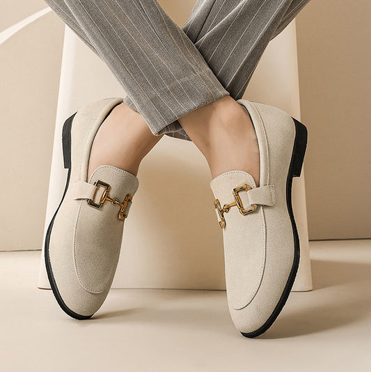 Men's Suede Leather Driving Loafers