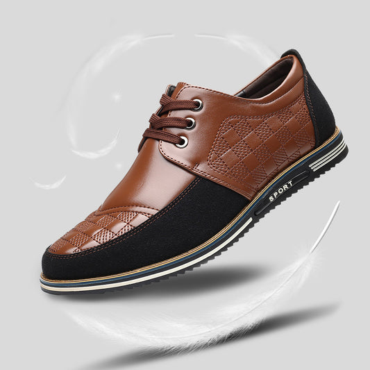 Men's British Style Plus Size Dress Shoes - Fashion Forward Extended Sizes