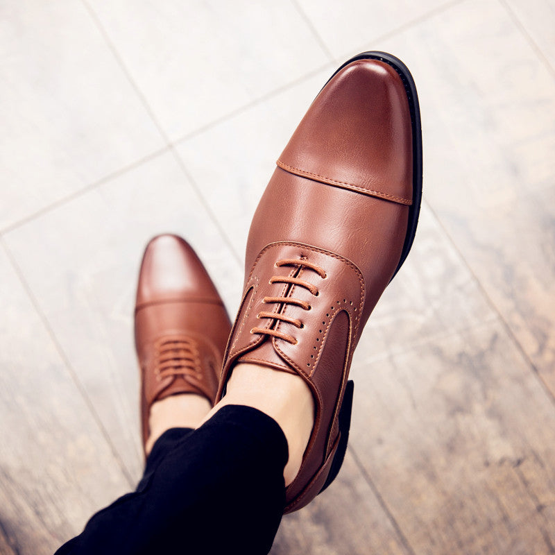 Men's Premium Business Dress Shoes - Heavy-Duty Professional Formal Footwear