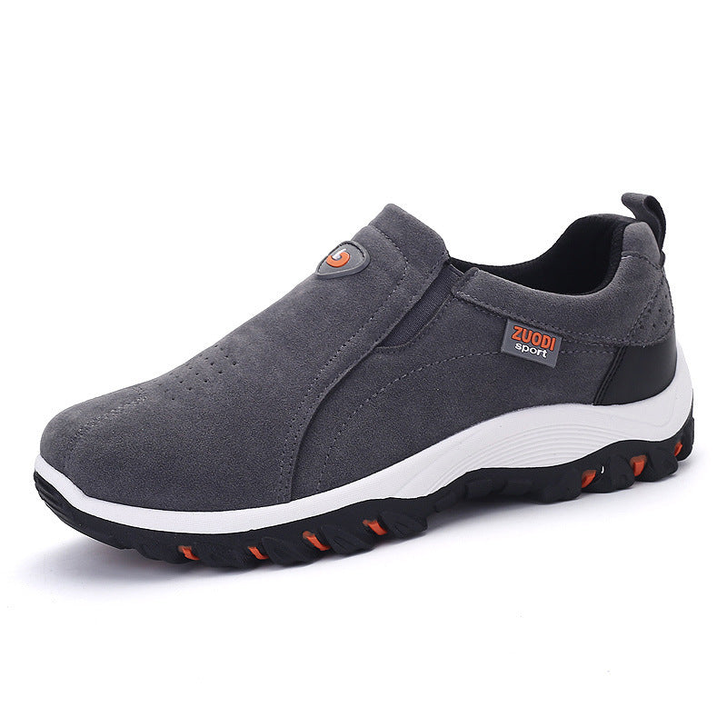 Hiking Thick-Bottom Sports Travel Shoes - Trendy Men's Outdoor Sneakers