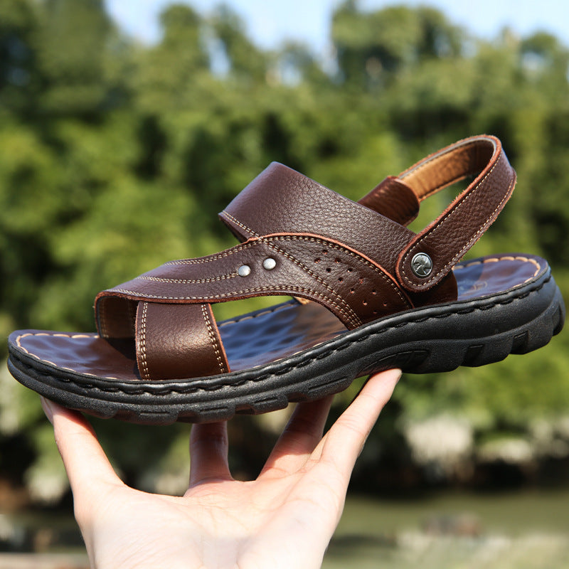 Men's Adjustable Back Strap Sandals - Summer Beach Slides