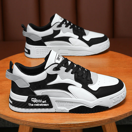 Men's Breathable White Sneakers