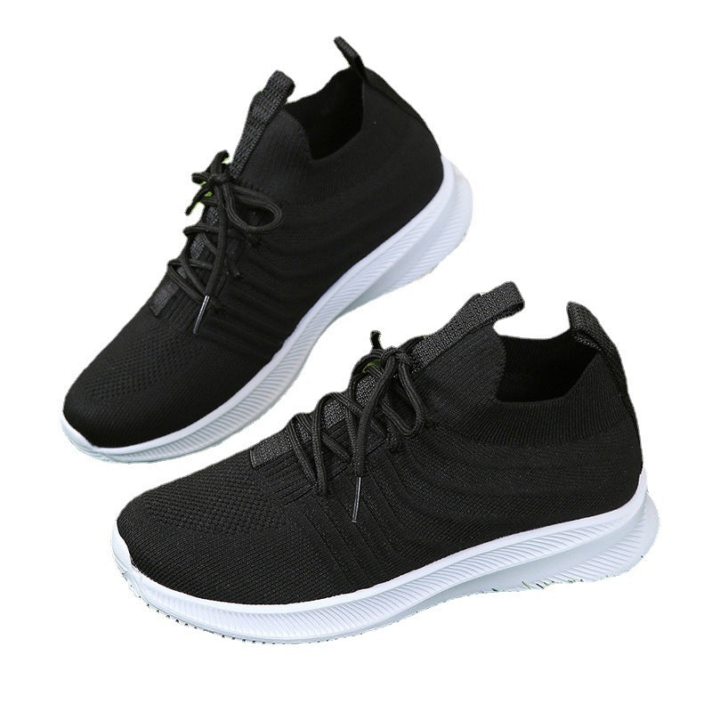 Women's Platform Sneakers - Lightweight Spring Casual Shoes