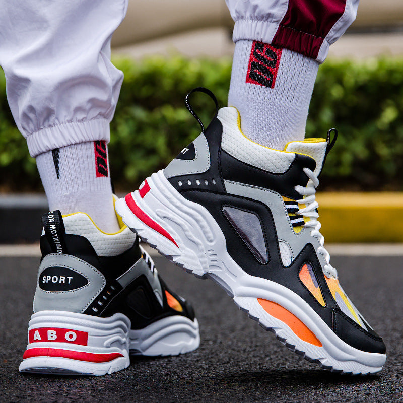 Men's Height Increasing Dad Sneakers - Elevator Casual Comfort Shoes