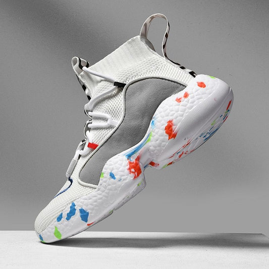 Men's Summer Breathable Vulcanized Sneakers - Soft Flat Tennis Running Shoes