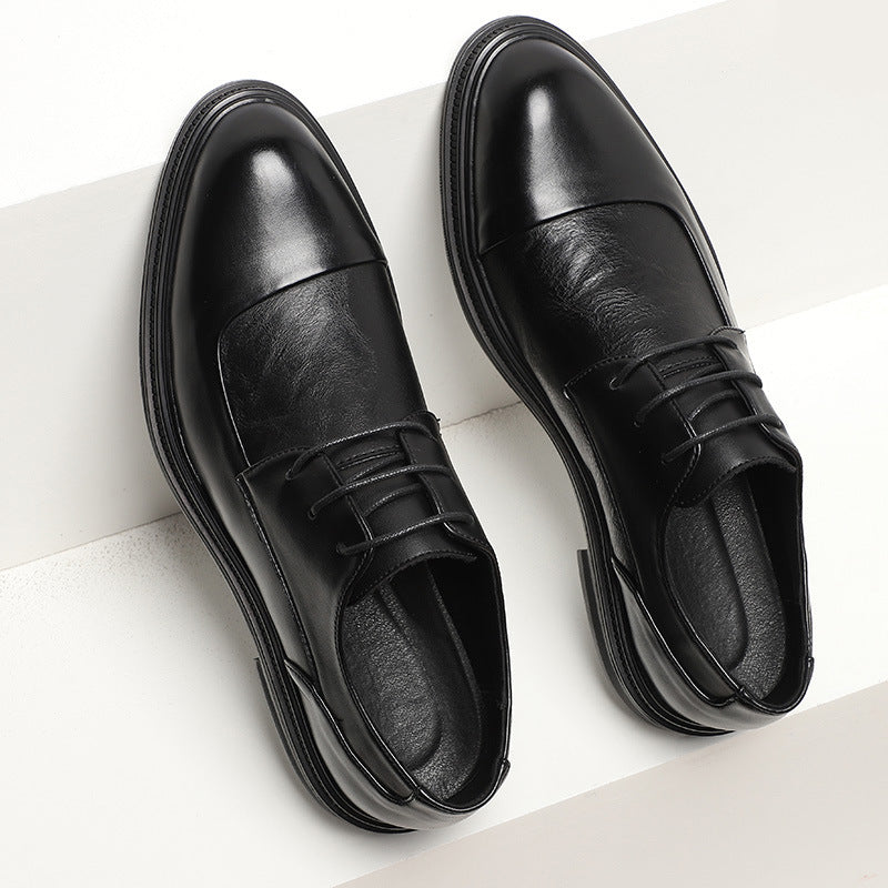 Men's New Pointed British Business Dress Shoes - Premium Formal Footwear
