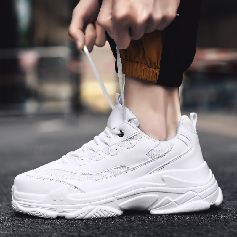 Men's Autumn Sports White Shoes - Casual Leisure Athletic Sneakers