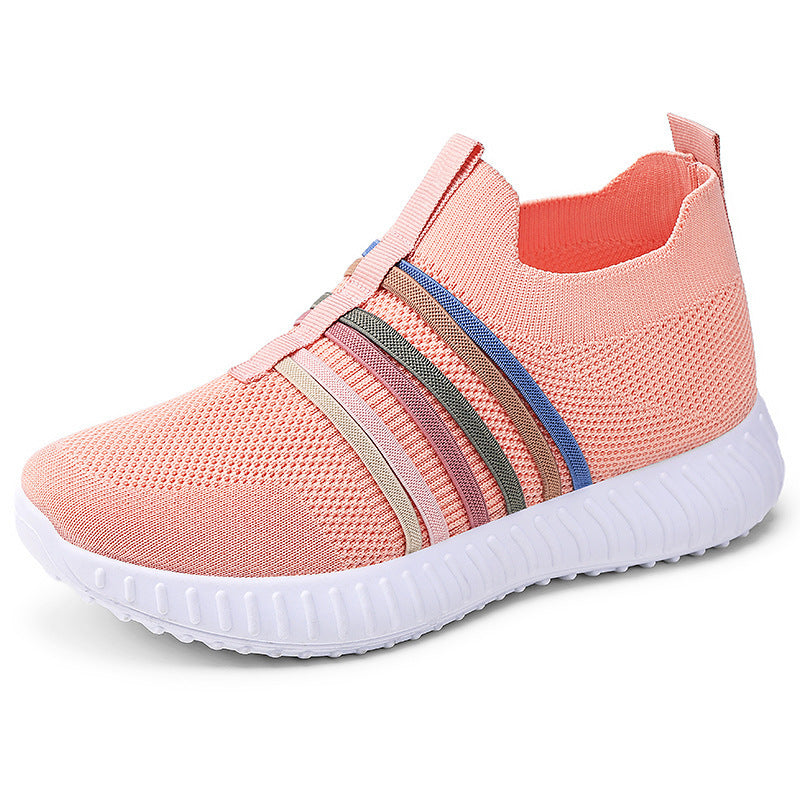 Women's Plus Size Breathable Mesh Pumps - Soft Bottom Casual Shoes