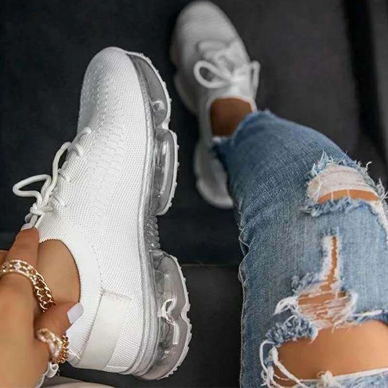 Large Mesh Breathable Casual Sneakers - Comfortable Athletic Shoes
