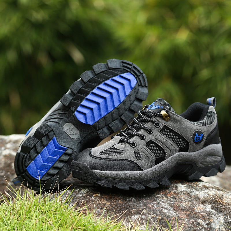 Men's Rugged Outdoor Hiking Shoes - All-Terrain Trail Boots