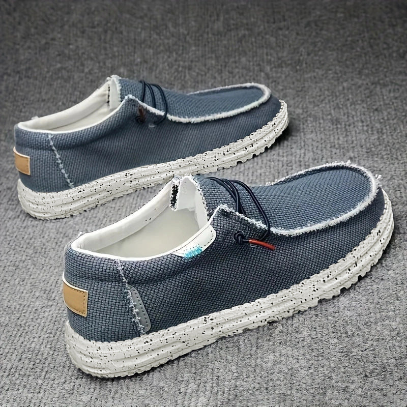 Men's Slip-On Canvas Shoes - Breathable Casual Shoes for Autumn