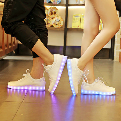 LED Luminous Sneakers - Light Up Shoes for Adults USB Rechargeable