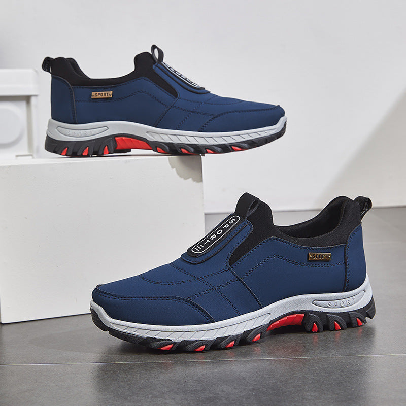 Men's Slip-On Walking Shoes - Non-Slip Lightweight Casual Sneakers