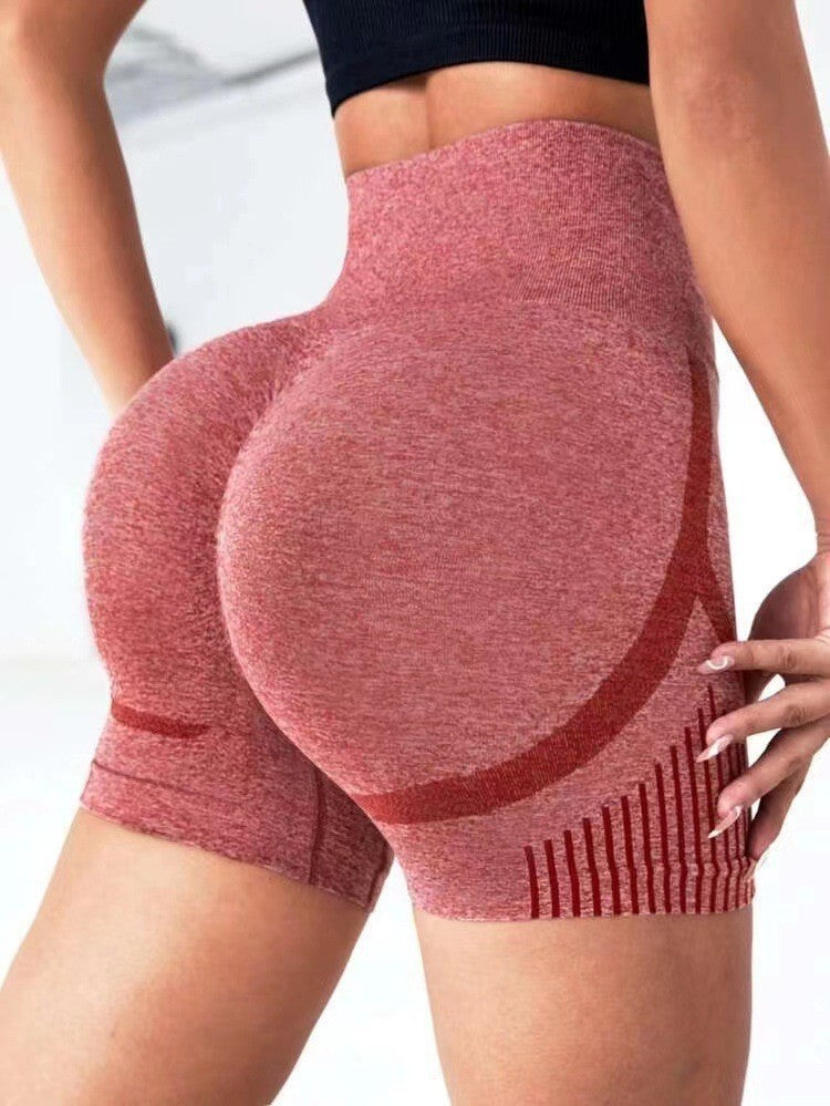 Women's New High Waist Hip Lift Yoga Shorts - Running Fitness Sportswear
