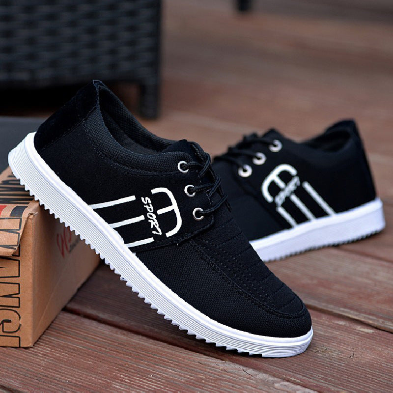Men's Korean Fashion Air Cushion Shoes - Casual Slip-On Sneakers for Autumn