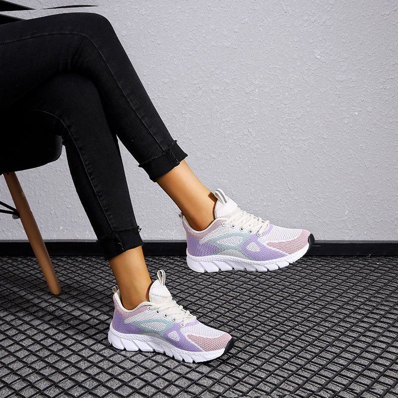 Women's Fashion Sneakers - Comfortable Breathable Casual Shoes