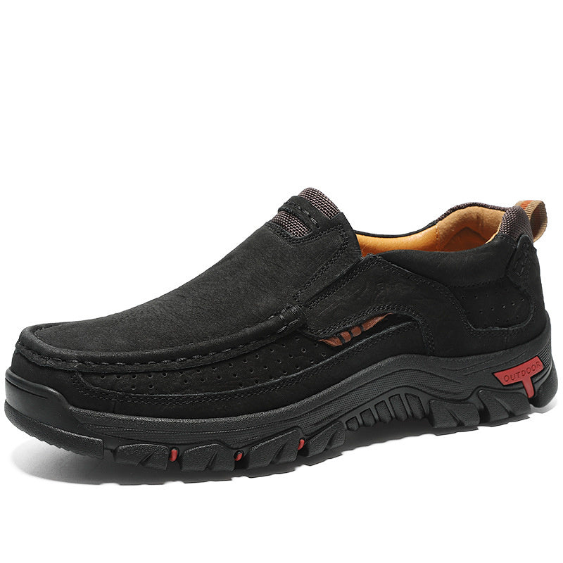 Men's Premium Cowhide Leather Dress Shoes - Multi-Function Formal Footwear