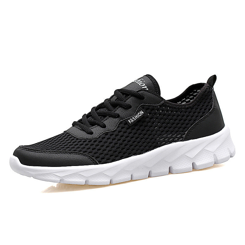 Men's Light Running Shoes - Breathable Mesh Athletic Sneakers