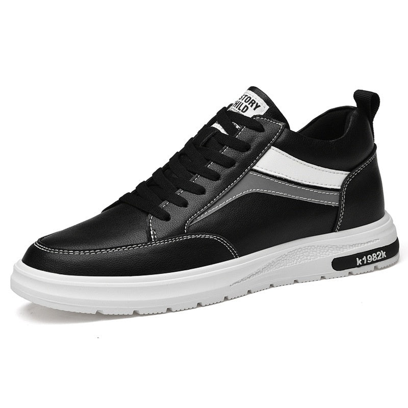 Men's Height Increasing Elevator Sneakers - Invisible Lift Casual Shoes