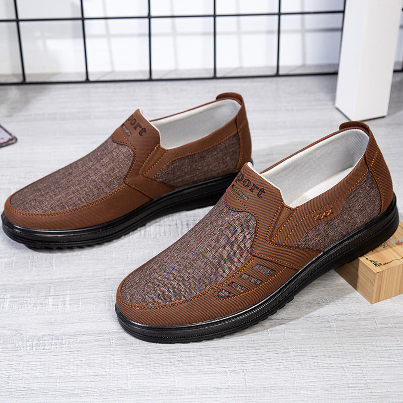 Men's Old Beijing Cloth Shoes - Breathable Thin Casual Shoes for Spring & Autumn