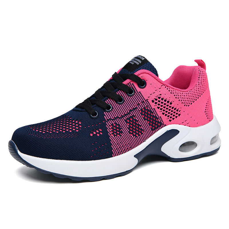 Women's Dense Mesh Flyknit Sneakers - All-Match Comfortable Casual Shoes