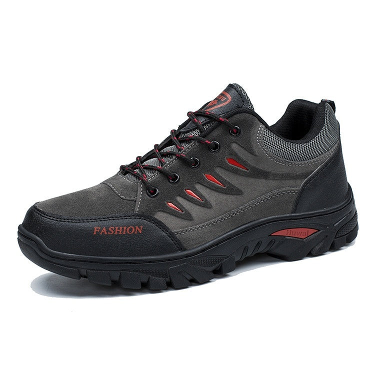 Men's Korean Fashion Hiking Shoes - Casual Outdoor Trail Sneakers