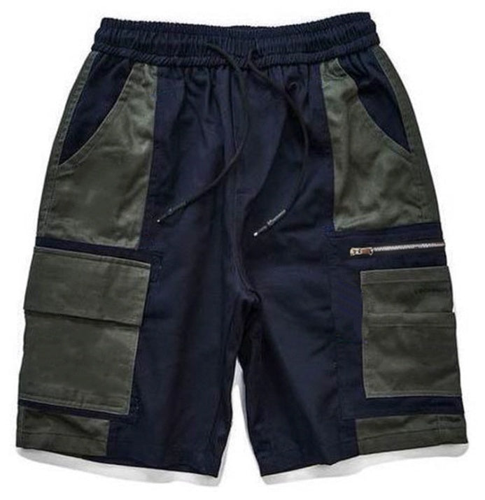 Men's Summer Knit Running Shorts - Large Size Outdoor Athletic Overalls