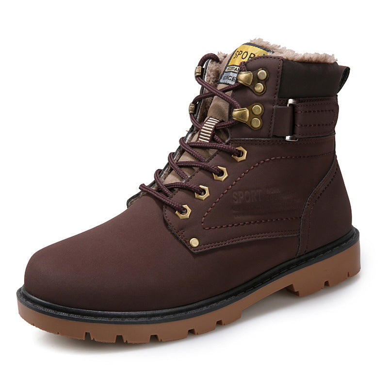Men's High-Top Desert Work Boots - Tactical Outdoor Ankle Boots