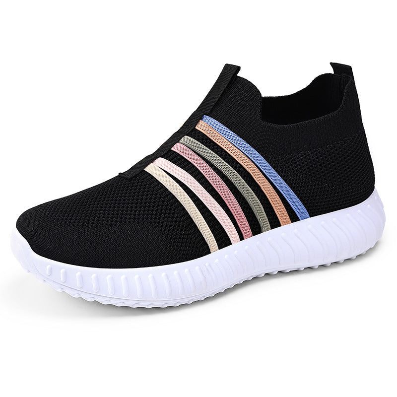 Women's Plus Size Breathable Mesh Pumps - Soft Bottom Casual Shoes