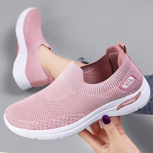 Jianbu Women's Breathable Comfort Sneakers - Soft Sole Fashion Walking Shoes