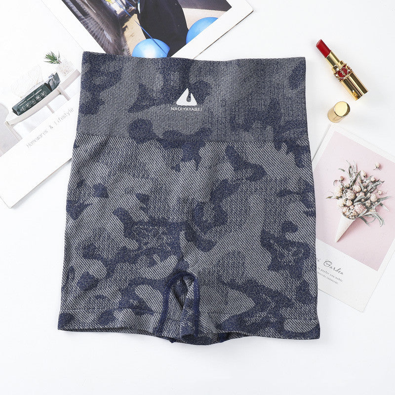 Women's Printed Gym Yoga Shorts - Soft Summer Workout Running Shorts